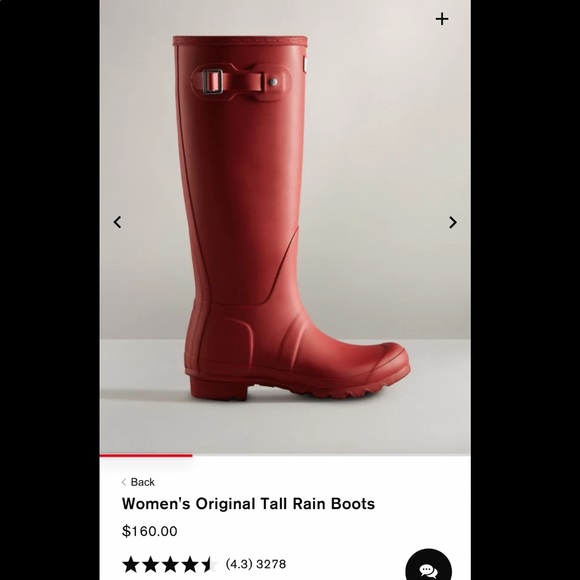❤️RED TALL HUNTER BOOTS❤️ - Picture 7 of 7